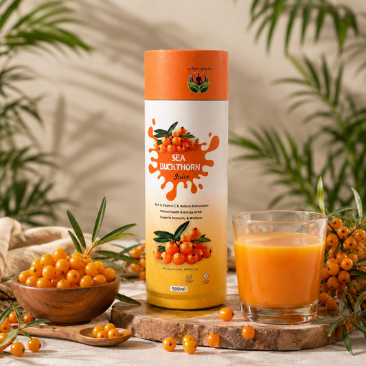 Sea Buckthorn Juice 500ml by Bajrangi Nutritions – Premium Ayurvedic Wellness Drink