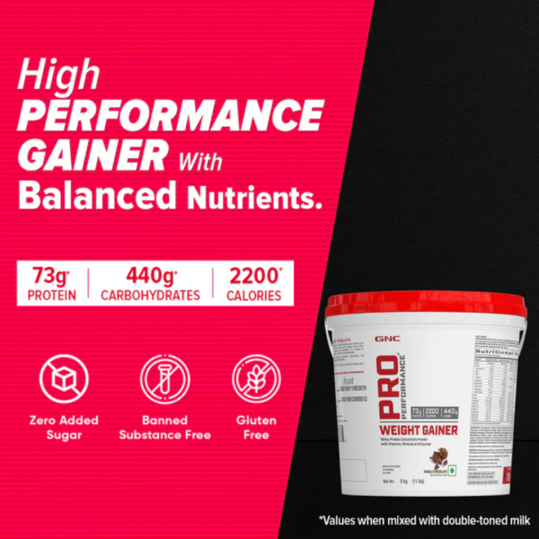 GNC Pro Performance Weight Gainer - Image 2