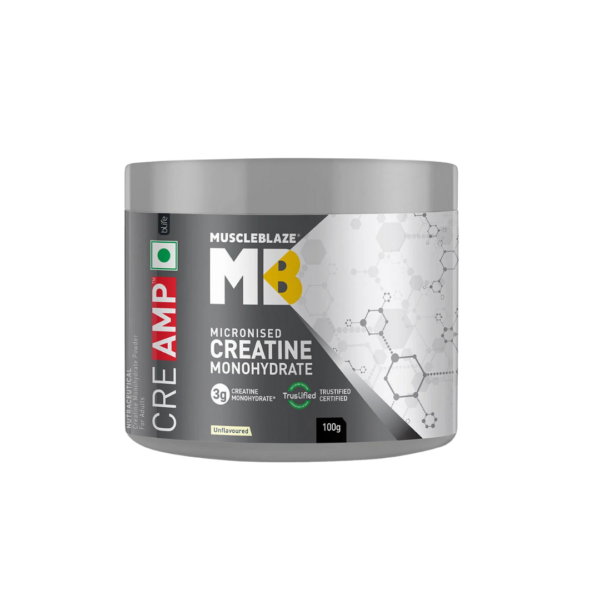 MuscleBlaze Creatine Monohydrate CreAMP, 400 g (0.88 lb)